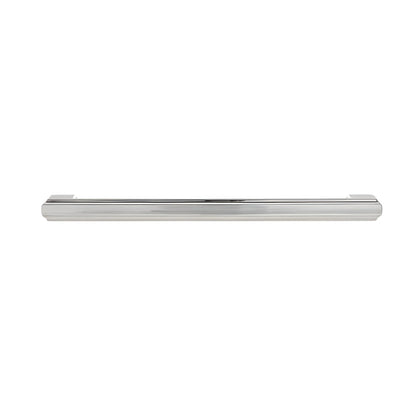 Profile view of Richelieu 8655 modern metal pull in chrome