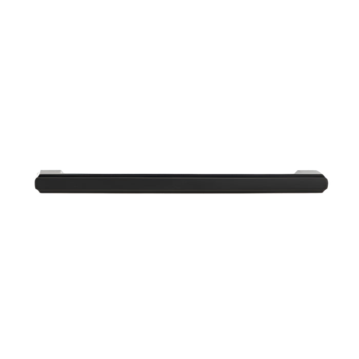 Profile view of Richelieu 8655 modern metal pull in matte black