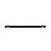 Richelieu 8715 geometric cabinet pull in black and copper flat view