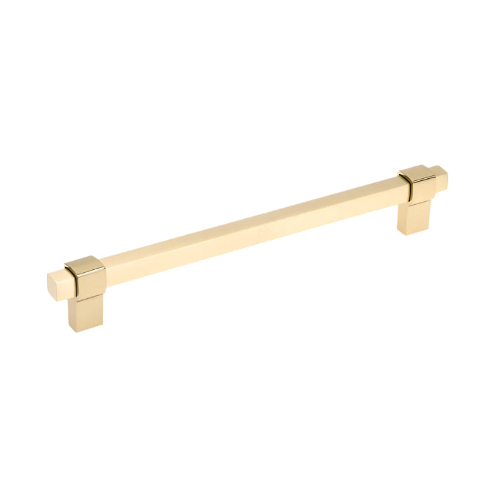 Richelieu 8715 Modern Metal Pull - Gold / Brushed Brass / 6’’ - Cabinet Pull