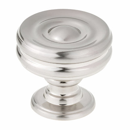 8725 Modern Metal Knob - Brushed Nickel - Cabinet Knob