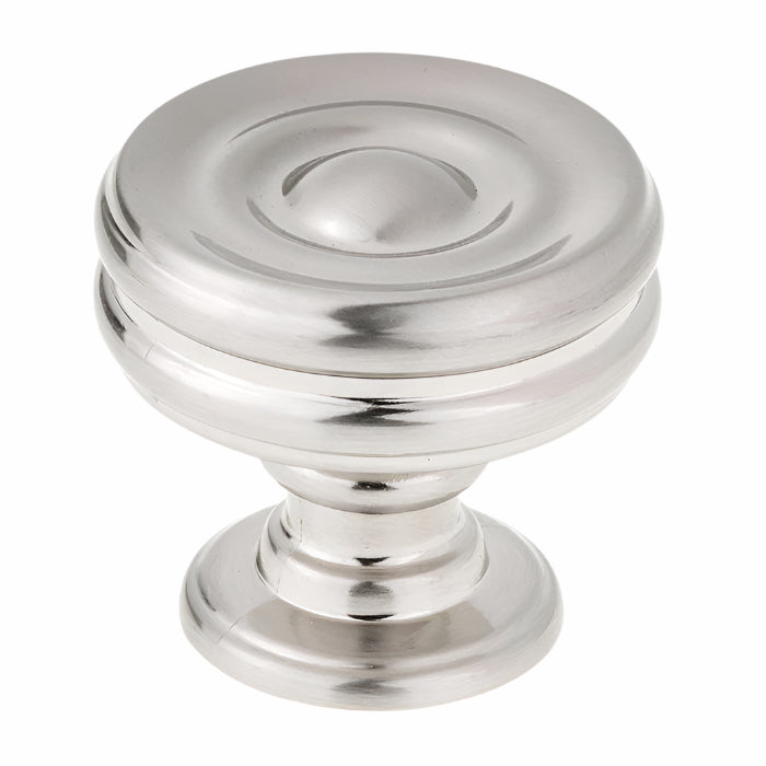 8725 Modern Metal Knob - Brushed Nickel - Cabinet Knob