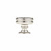 Richelieu 8725 cabinet knob in brushed nickel side view