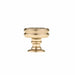Richelieu 8725 cabinet knob in champagne bronze side view
