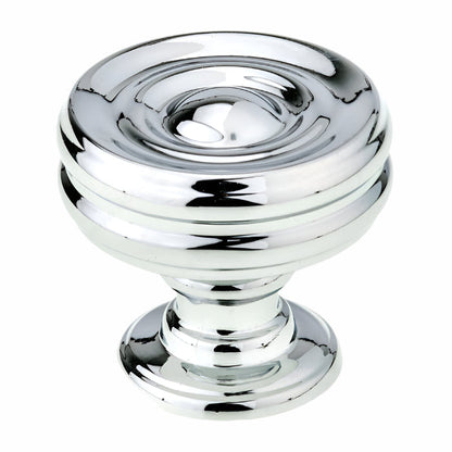 8725 Modern Metal Knob - Chrome - Cabinet Knob