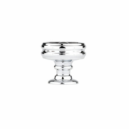 Richelieu 8725 cabinet knob in chrome side view