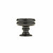 Richelieu 8725 cabinet knob in matte black side view