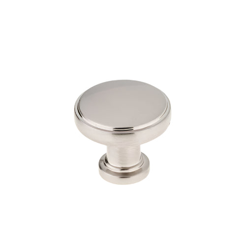 8726 Modern Metal Knob - Brushed Nickel - Cabinet Knob