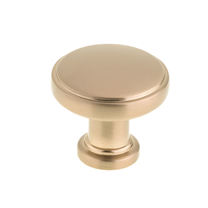 Richelieu 8726 modern metal cabinet knob set of 2 in champagne bronze