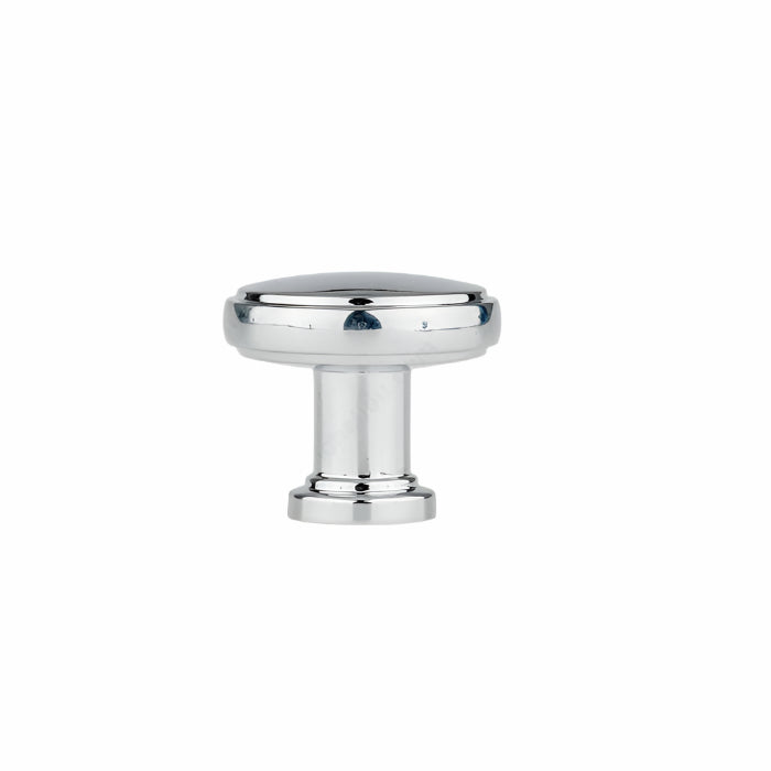 Richelieu 8726 cabinet knob in chrome side view