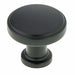 Richelieu 8726 modern metal cabinet knob set of 2 in matte black
