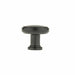 Richelieu 8726 cabinet knob in matte black side view
