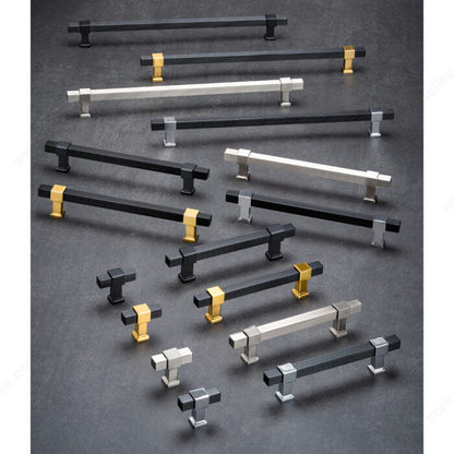 Richelieu 8747 modern metal pull assortment in multiple finishes