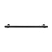 Richelieu 8747 modern metal pull in matte black finish side profile