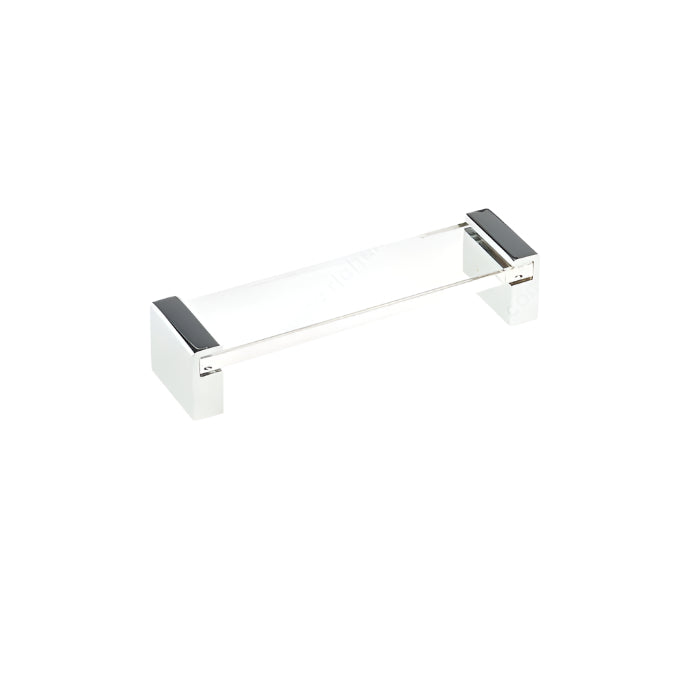 Richelieu 8778 acrylic cabinet pull close angled view