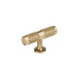 Richelieu 8997 Modern Metal Knob - Polished Gold - Cabinet Knob