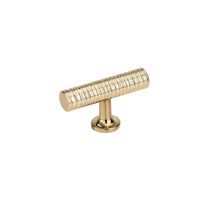 Richelieu 9208 Modern Metal Knob - Polished Gold - Cabinet Knob