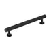 Richelieu 9208 Modern Metal Pull - Black / 6’’ - Cabinet Pull