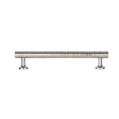 Richelieu 9208 spiral cabinet pull in polished nickel front view