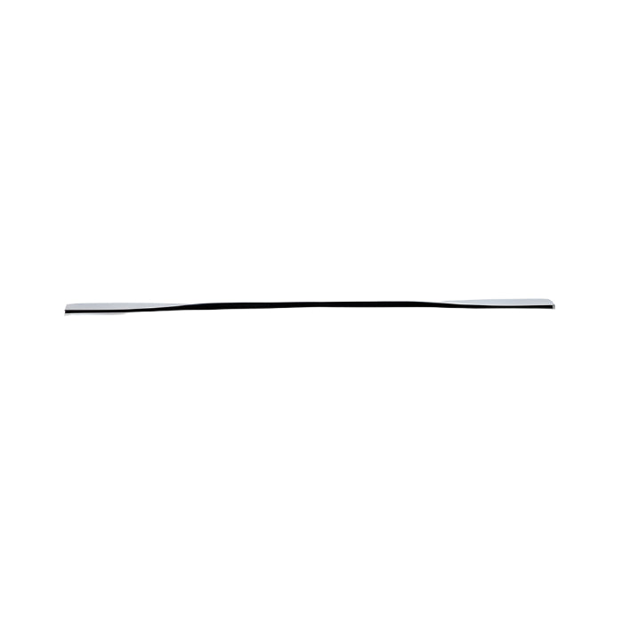 Richelieu 9253 modern metal pull in chrome flat view