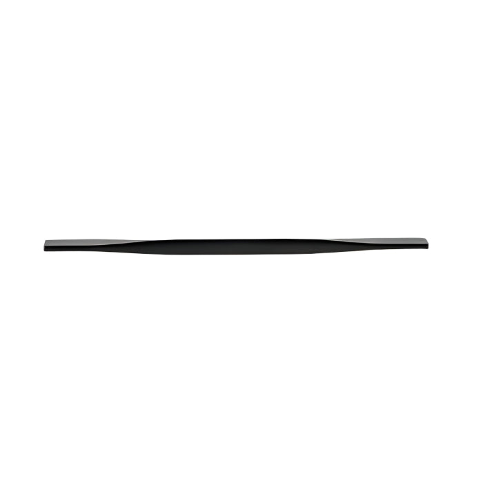 Richelieu 9253 modern metal pull set of 2 in matte black flat view