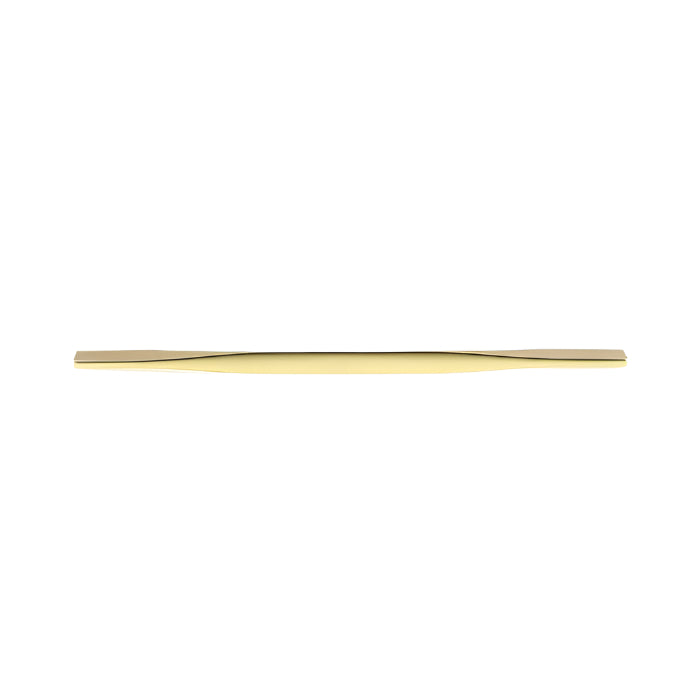 Richelieu 9253 modern metal pull in brushed gold flat view