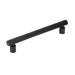Richelieu 9730 Modern Metal Pull - Black / 6’’ - Cabinet Pull