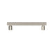 Richelieu 9730 fluted cabinet pull in brushed nickel front view