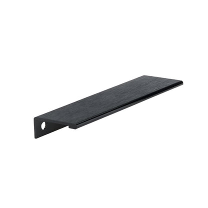Richelieu 9898 Modern Aluminum Edge Pull - Brushed Black / 1’’ - Edge Pull