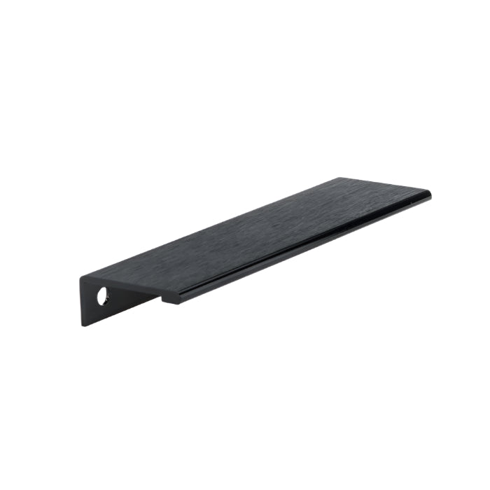 Richelieu 9898 Modern Aluminum Edge Pull - Brushed Black / 1’’ - Edge Pull