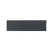 Richelieu 9898 aluminum edge pull in brushed black front view