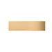 Richelieu 9898 aluminum edge pull in satin gold front view