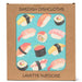 sushi Swedish dishcloth packaging eco friendly kitchen cloth