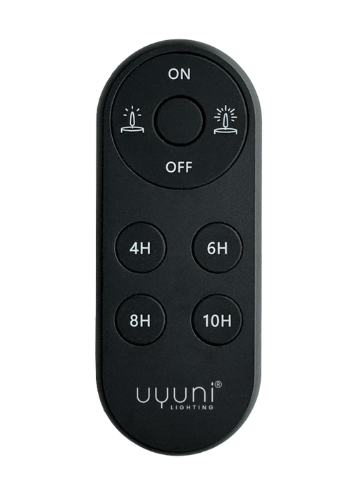 Uyuni candle remote control with timer and dimming settings