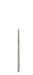 Side view of Uyuni flameless tall taper candle in sandstone
