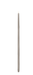 Single Uyuni LED flameless taper candle in sandstone finish with 3D flame