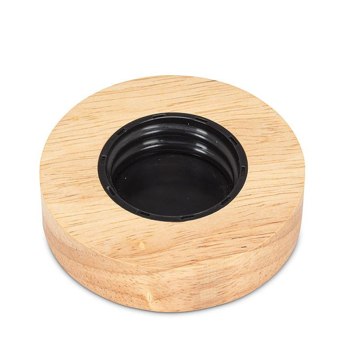 Wooden base stand for Volt LED lightbulb minimal design