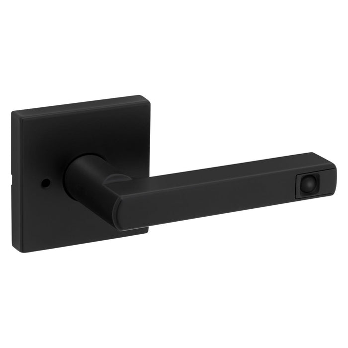 Halifax LED Privacy Lever - Matte Black - Privacy Lever