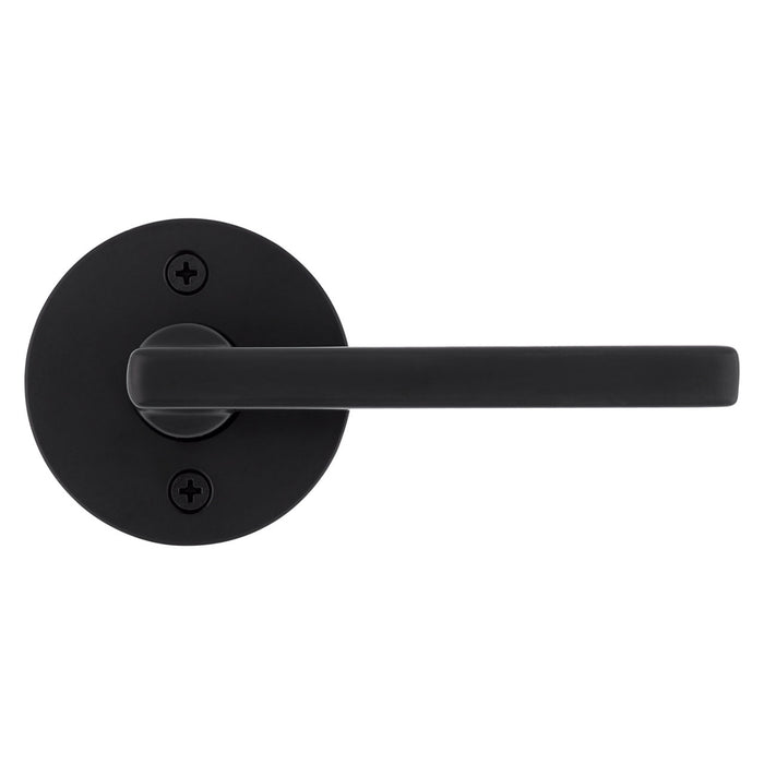 Weiser Halifax Dummy Door Lever Round Matte Black Modern Closet Door Handle