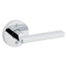 Weiser Halifax Dummy Door Lever Round Polished Chrome Modern Closet Door Handle