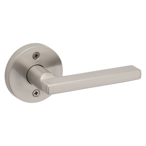 Weiser Halifax Dummy Door Lever Round Satin Nickel Modern Interior Door Handle