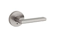 Weiser Halifax Privacy Door Lever Round Satin Nickel Modern Bathroom Door Handle