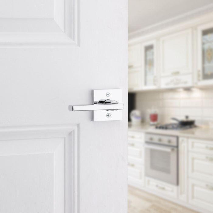 Weiser Halifax square lever handle contemporary interior design door hardware