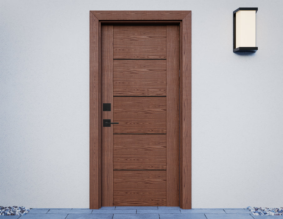Weiser Halifax square passage lever modern wood interior door hardware