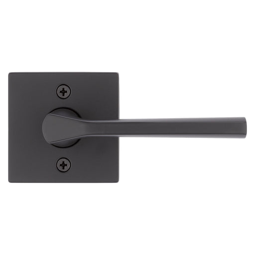 Weiser Lisbon dummy door lever square matte black modern door hardware