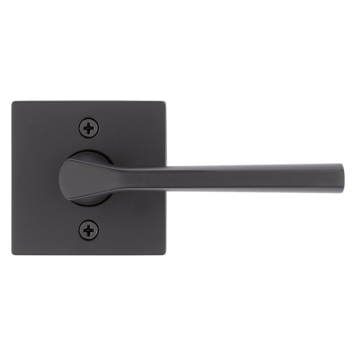 Weiser Lisbon dummy door lever square matte black modern door hardware
