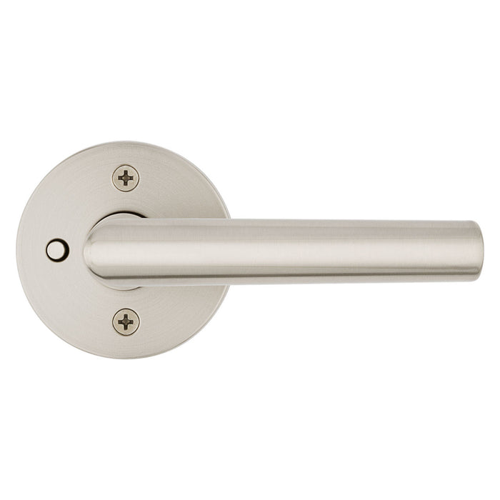 Weiser Milan Privacy Door Lever Round Installed on Bedroom Door