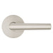 Weiser Milan satin nickel round door lever modern interior hardware