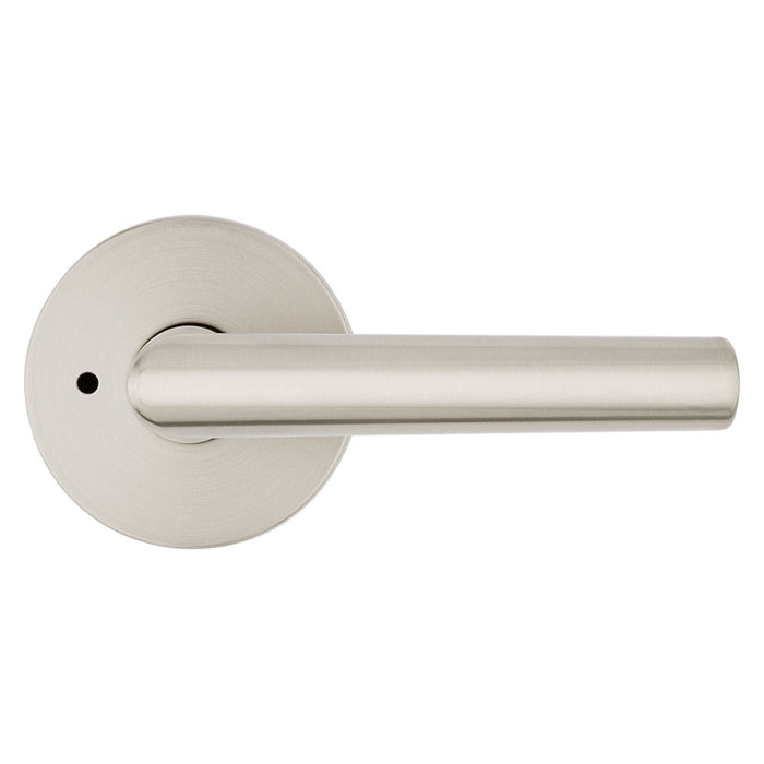 Weiser Milan Round Privacy Door Lever Set Satin Nickel Interior Door Hardware